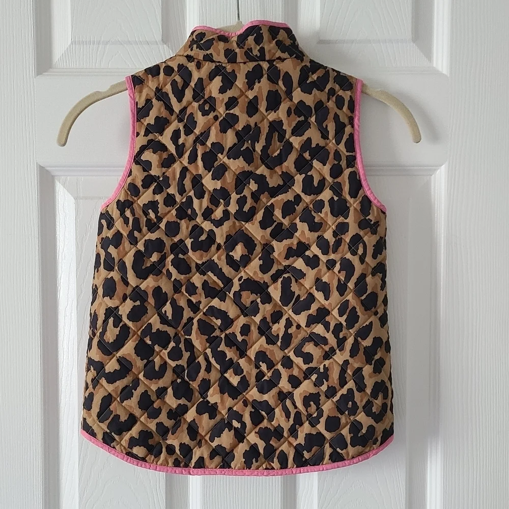 SALE! Crewcuts Leopard Quilted Vest